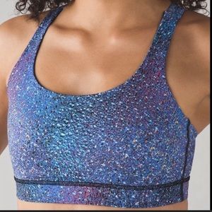 Lululemon Strive Multi Black Energy Bra